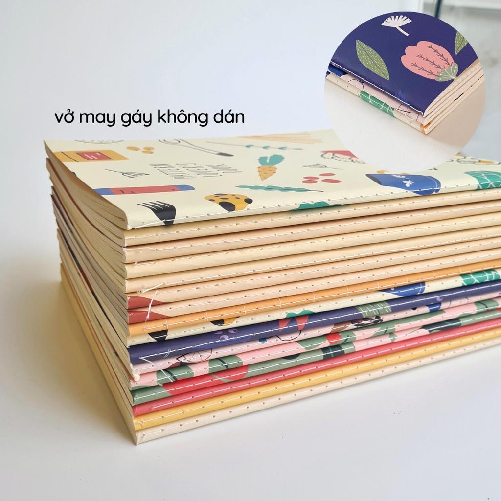 Vở May Gáy 100gsm 80 Trang Kẻ Ngang Dot Grid Crabit