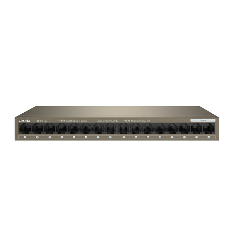 Bộ chia mạng 16 cổng tốc độ 1000Mbps Switch TEG1016M Tenda hàng chính hãng