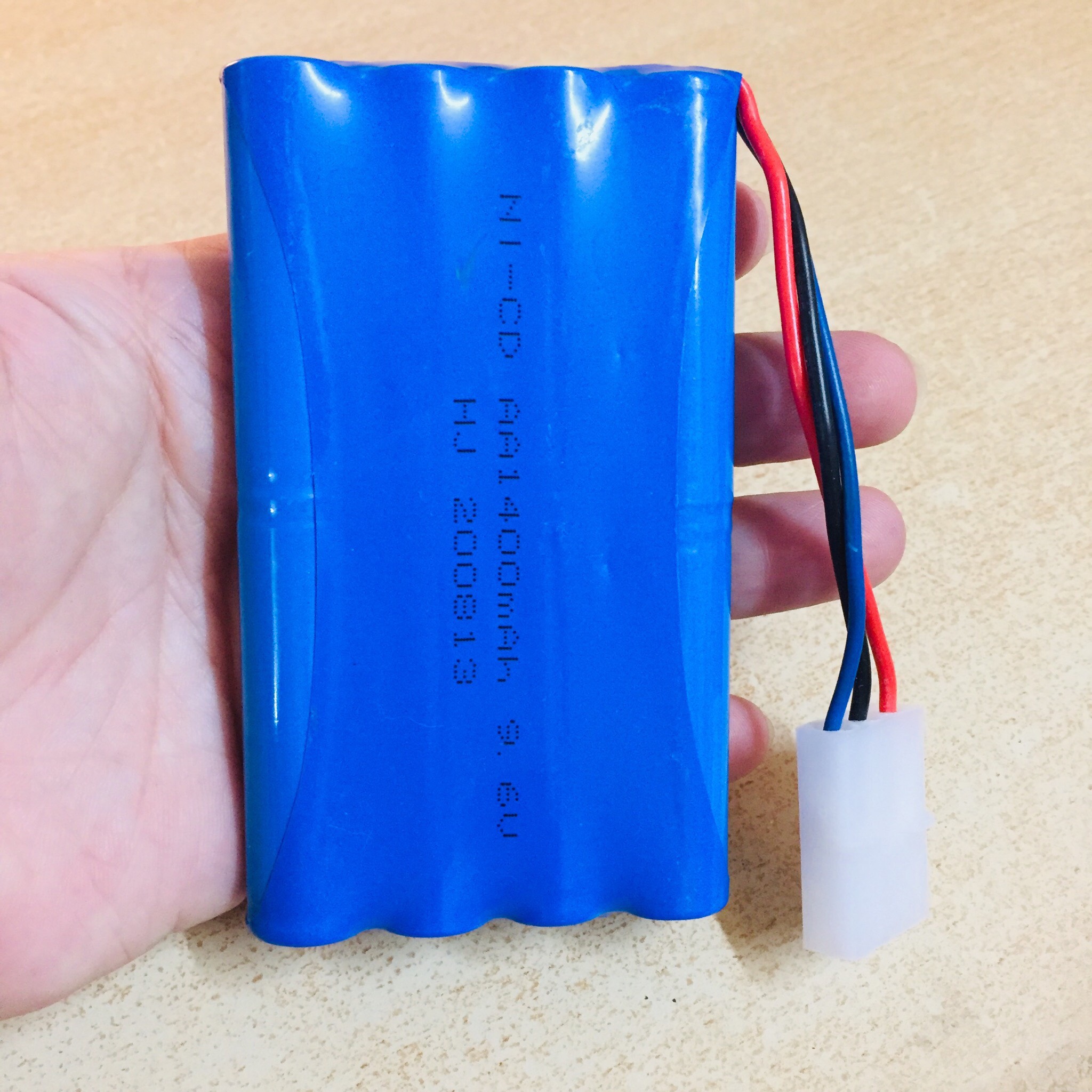 Pin sạc 9.6V dung lượng cao 1400mAh chân cắm Jack Ket 3P