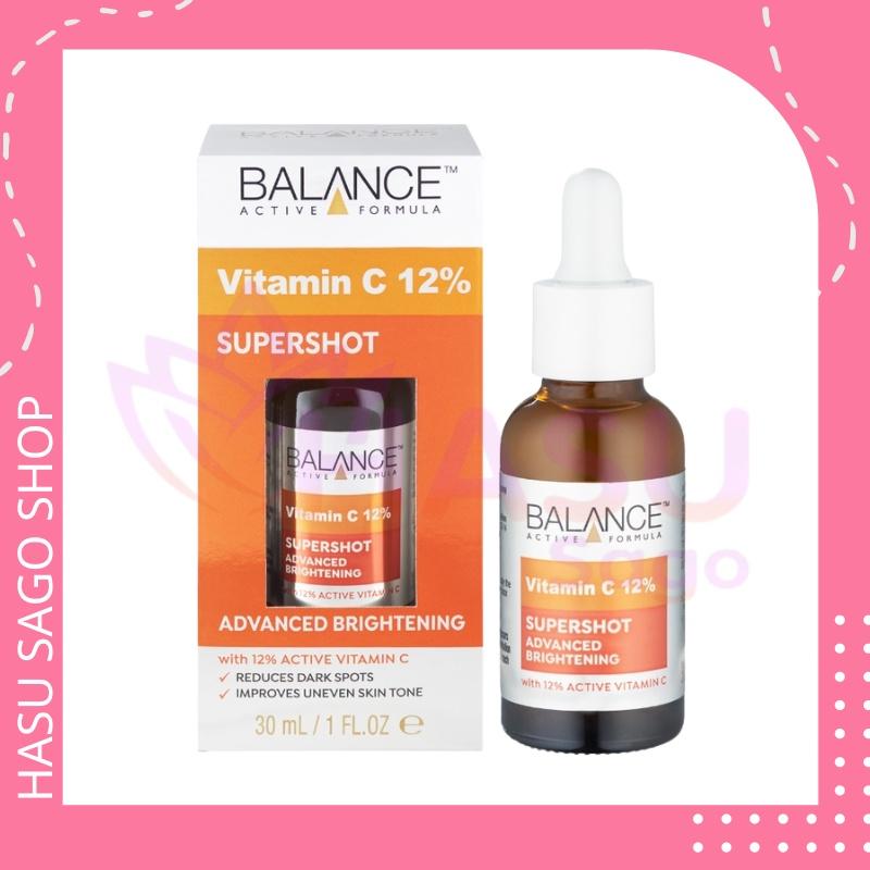 Tinh chất sáng da, mờ thâm Balance Active Formula 12% Vitamin C Supershot 30ML