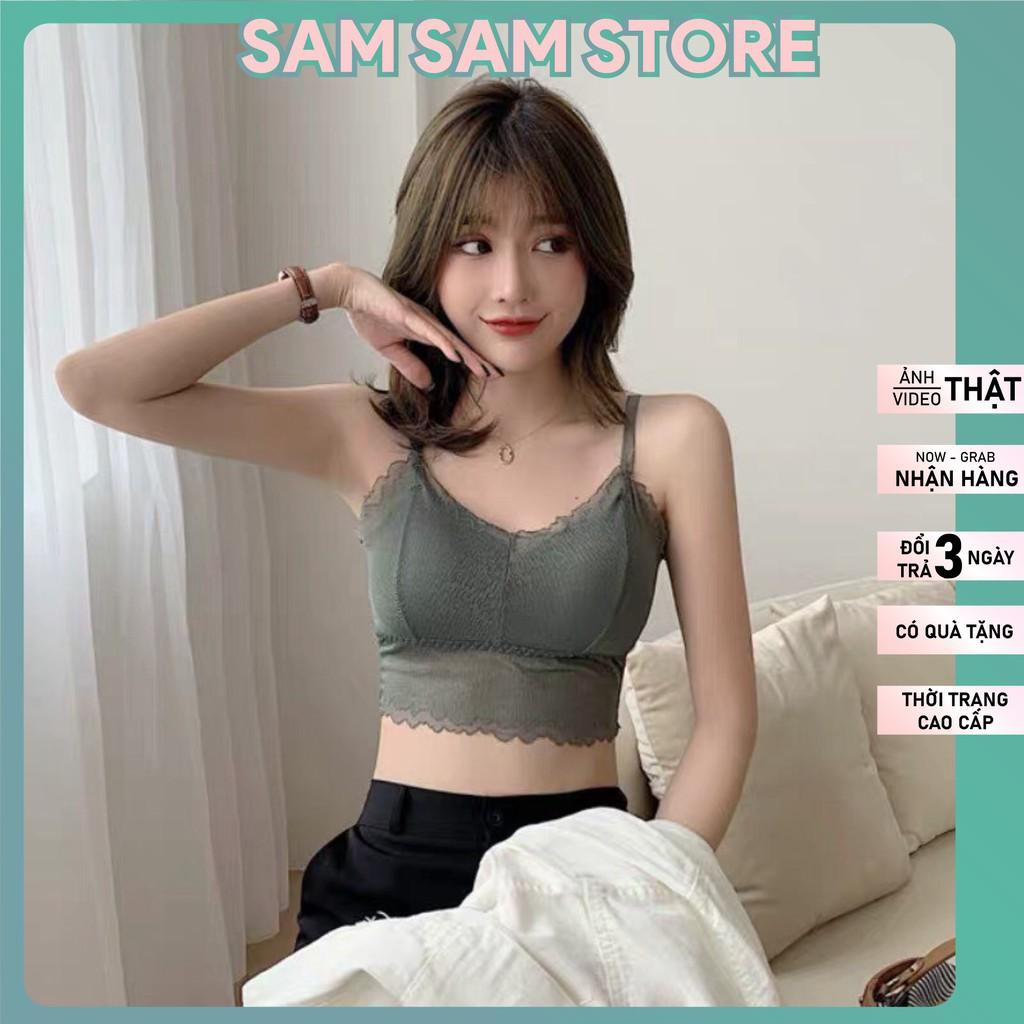 ÁO SCOPTOP NỮ. ÁO LÓT BRA REN DAIMILEI CỰC XINH