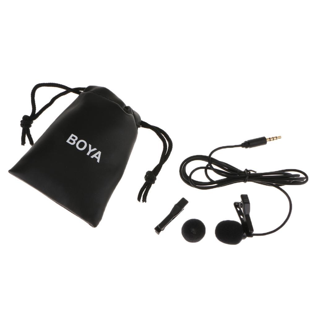 BY-LM10 Lapel External Lavalier Interview Recording Microphone