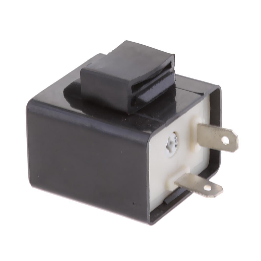 3-4pack Motorcycle 2 Pin Speed Adjustable LED Indicator Flasher Relay Resistor