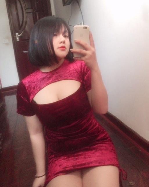 Đầm khoét ngực bigsize