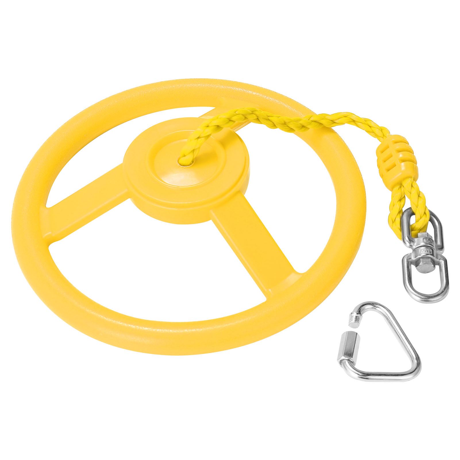 Đồ chơi Bánh xe treo cho trẻ em xoay 360 ° Tay cầm chống trơn trượt, vân mịn, tăng độ ma sát, chất liệu nhựa an toàn