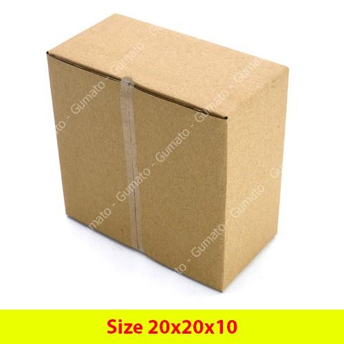 Combo 20 thùng Size 20x20x10 giấy carton gói hàng Everest