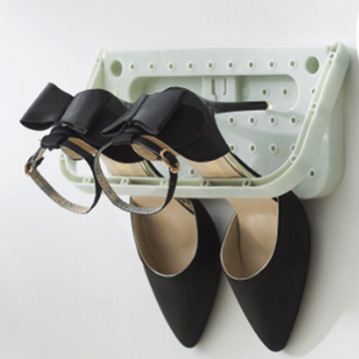 Giá móc kệ treo giày dép gắn tường sáng tạo dùng miếng dính siêu tiện lợi - Giao màu ngẫu nhiên