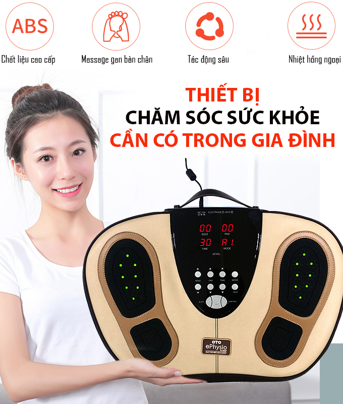 Máy massage chân trị liệu e-Physio Plus OTO EY-900P (Hàn Quốc)