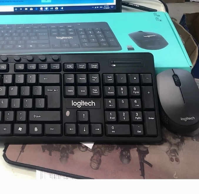 Bộ phím chuột không dây wireless LGT MK290 siêu tiết kiệm pin ( Tặng kèm quà tri ân)