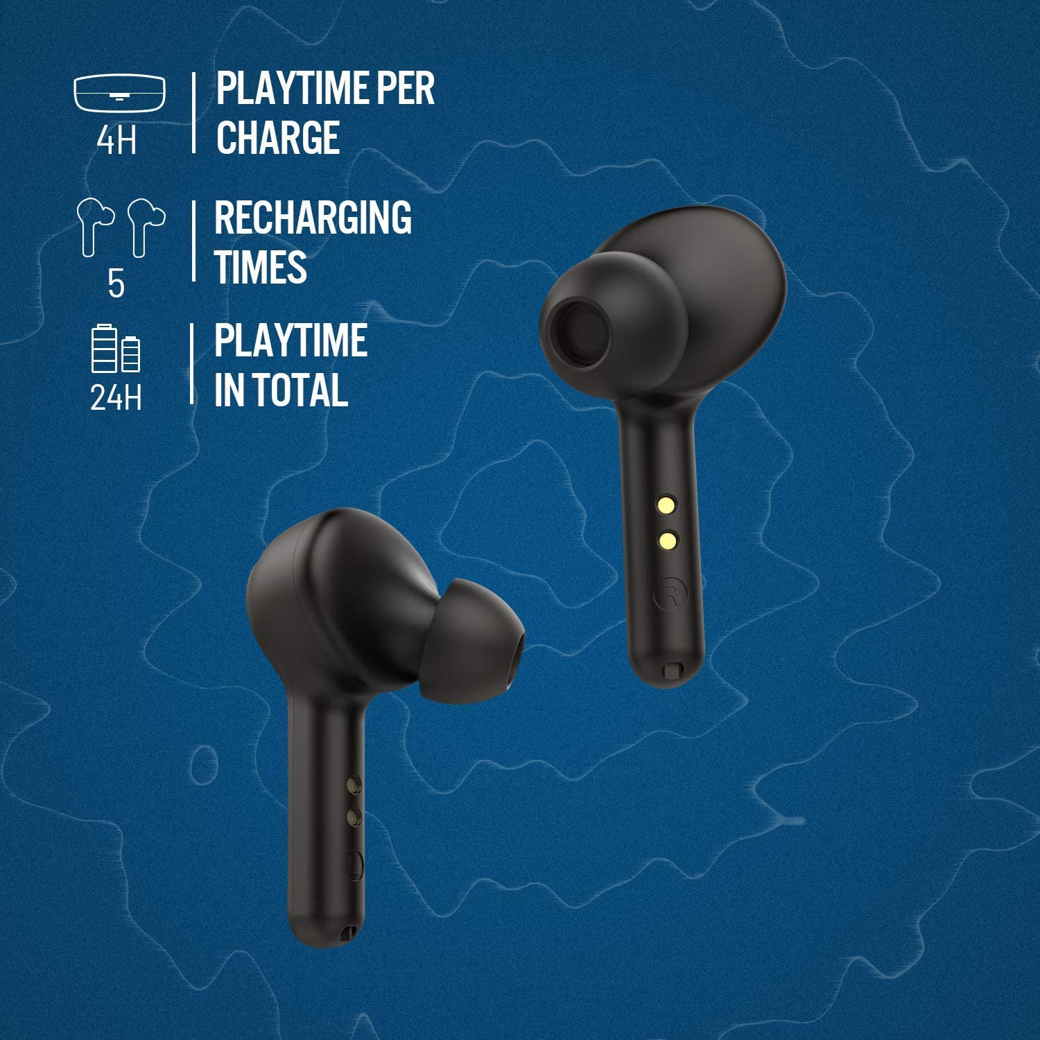 Tai nghe True Wireless Dudios Shuttle Bluetooth 5.0  -  Hàng chính hãng