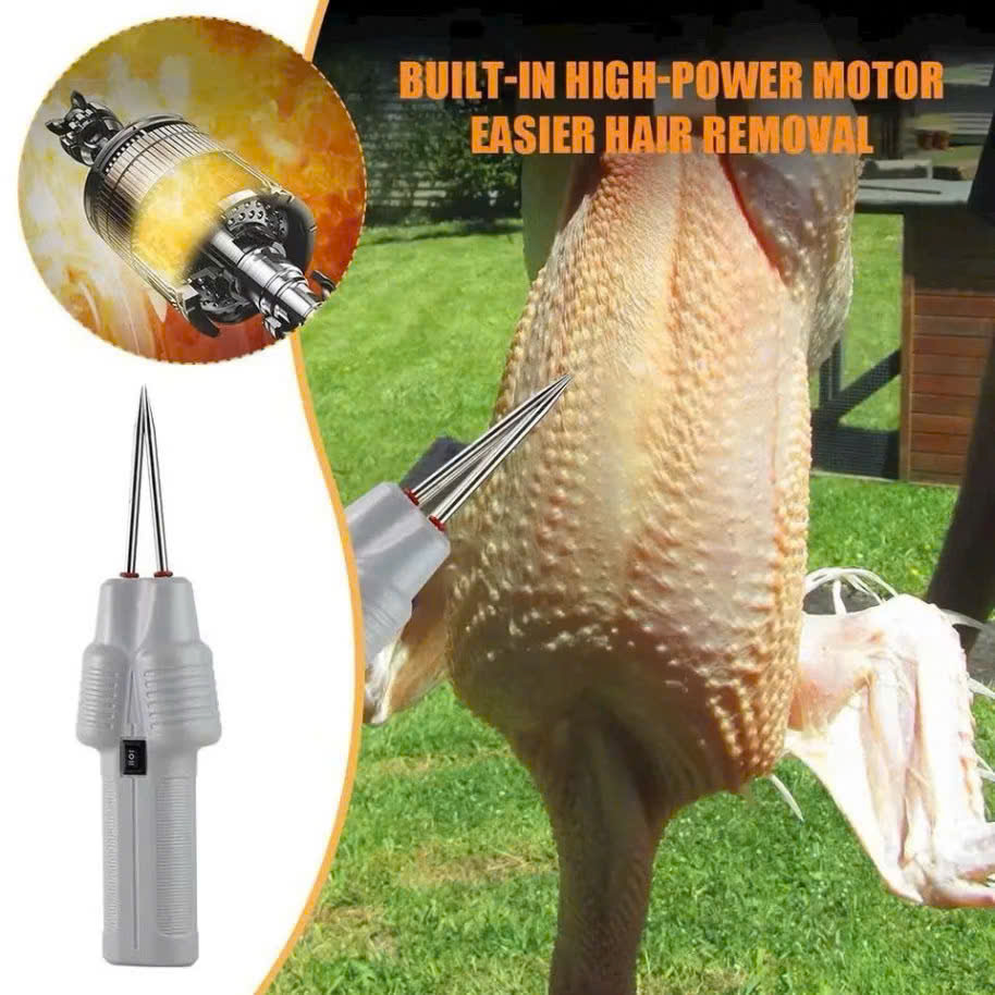 Máy Nhổ Lông Gà Vịt Cầm Tay – Chạy Pin, Đa Năng, Làm Sạch Nhanh Chóng - HÀNG CHÍNH HÃNG MINIIN
