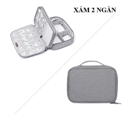 Túi BUBM đựng phụ kiện laptop phom cứng cáp kiêm đựng đồ kỹ thuật số phụ kiện máy ảnh.