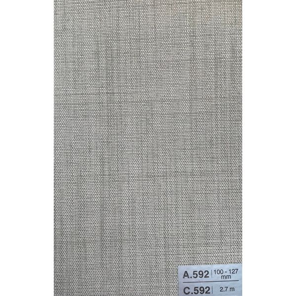 Rèm cuốn chống nắng vải polyester cao cấp - nguyên thanh treo ngang - bề ngang cố định 1m - mã BTP AC592