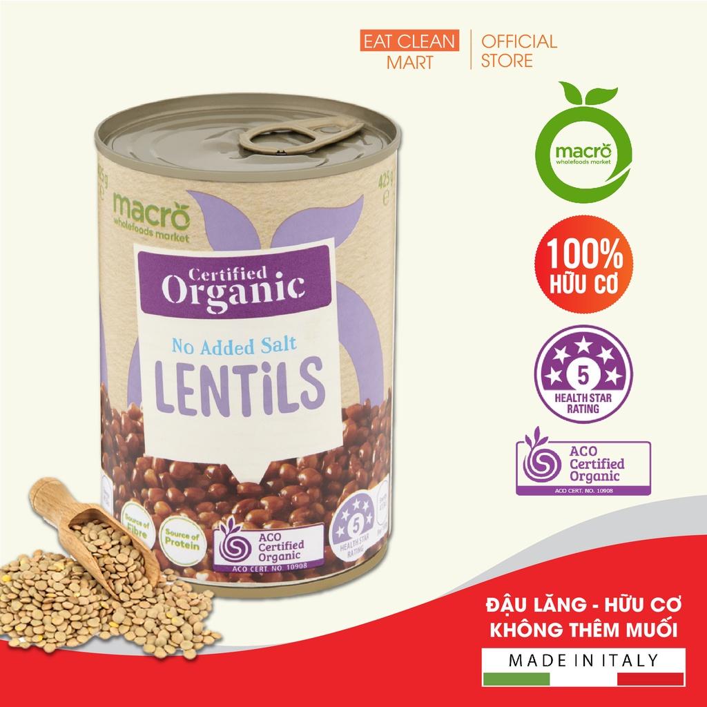 Đậu Lăng Hữu Cơ  - Macro Organic Lentils 425g