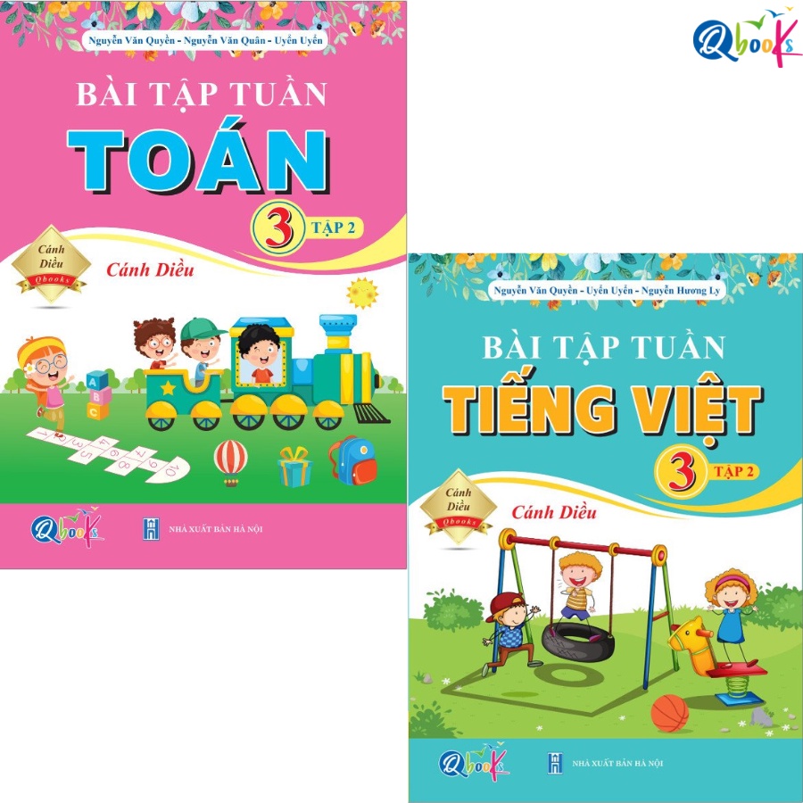 Sách - Combo Bài Tập Tuần Toán - Tiếng Việt Lớp 3 - Cánh Diều - Tập 2