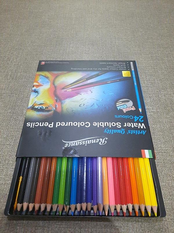 Bộ Bút Chì Màu Nước Renaissance Masterart Series (24 Màu)