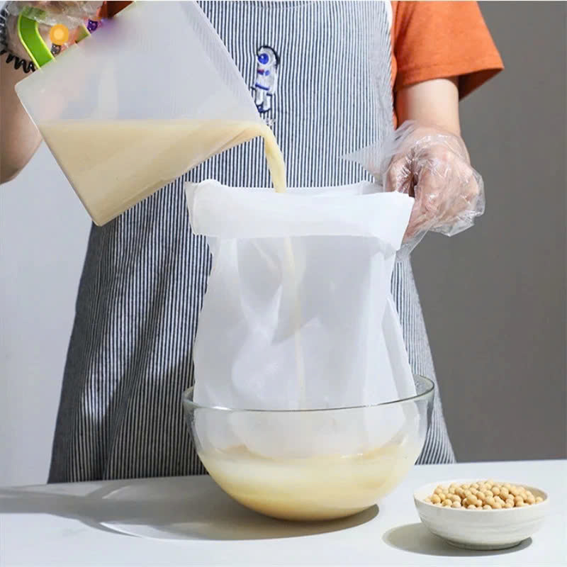 COMBO 2 Túi Lọc Sữa Đậu Nành, Túi Lọc Sữa Hạt Cao Cấp, Túi Lọc Trà, Túi Lọc Gia Vị 24cm x 36cm và 15cm x 20cm và 20x30cm