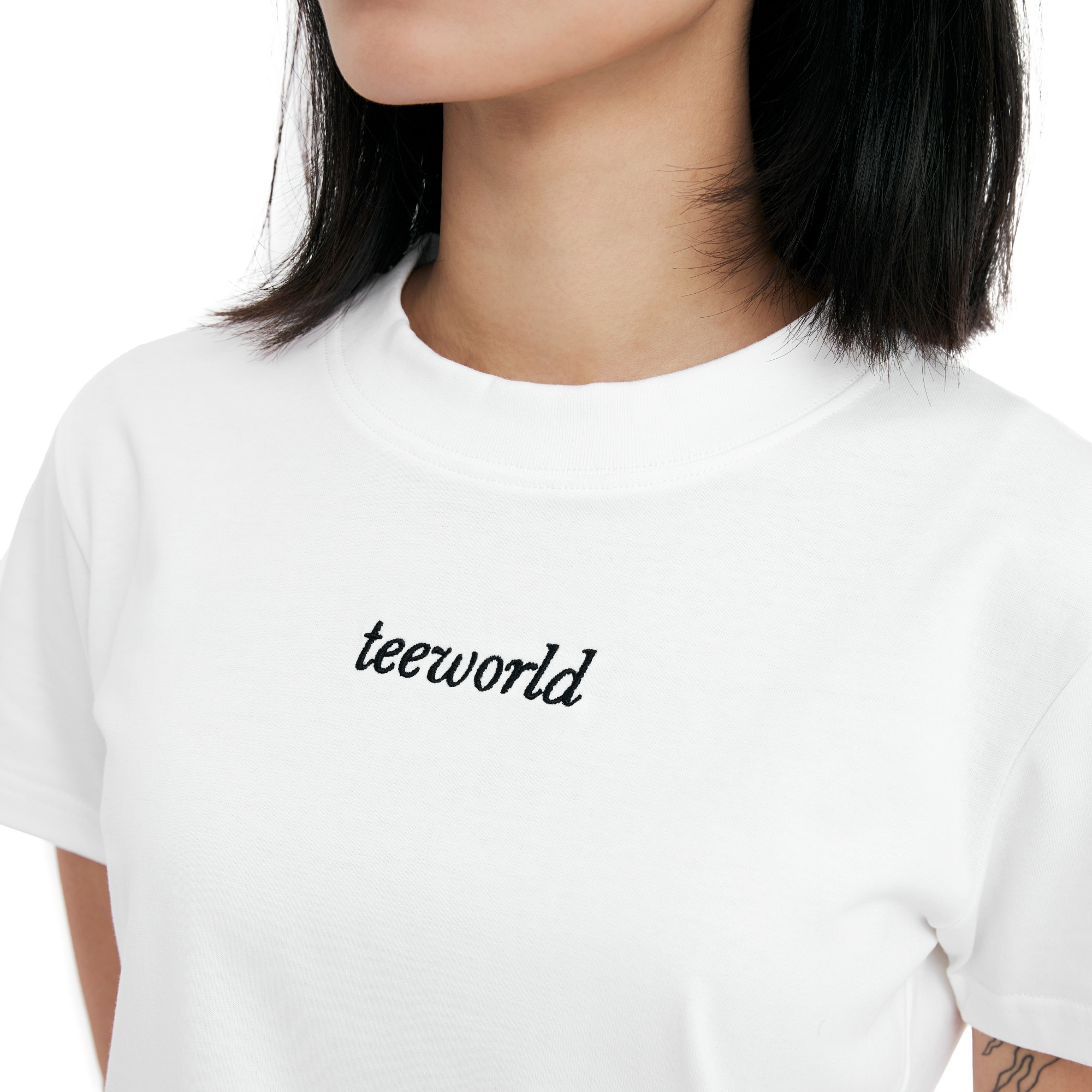 Áo thun Baby Tee Premium Basic White Local Brand Teeworld