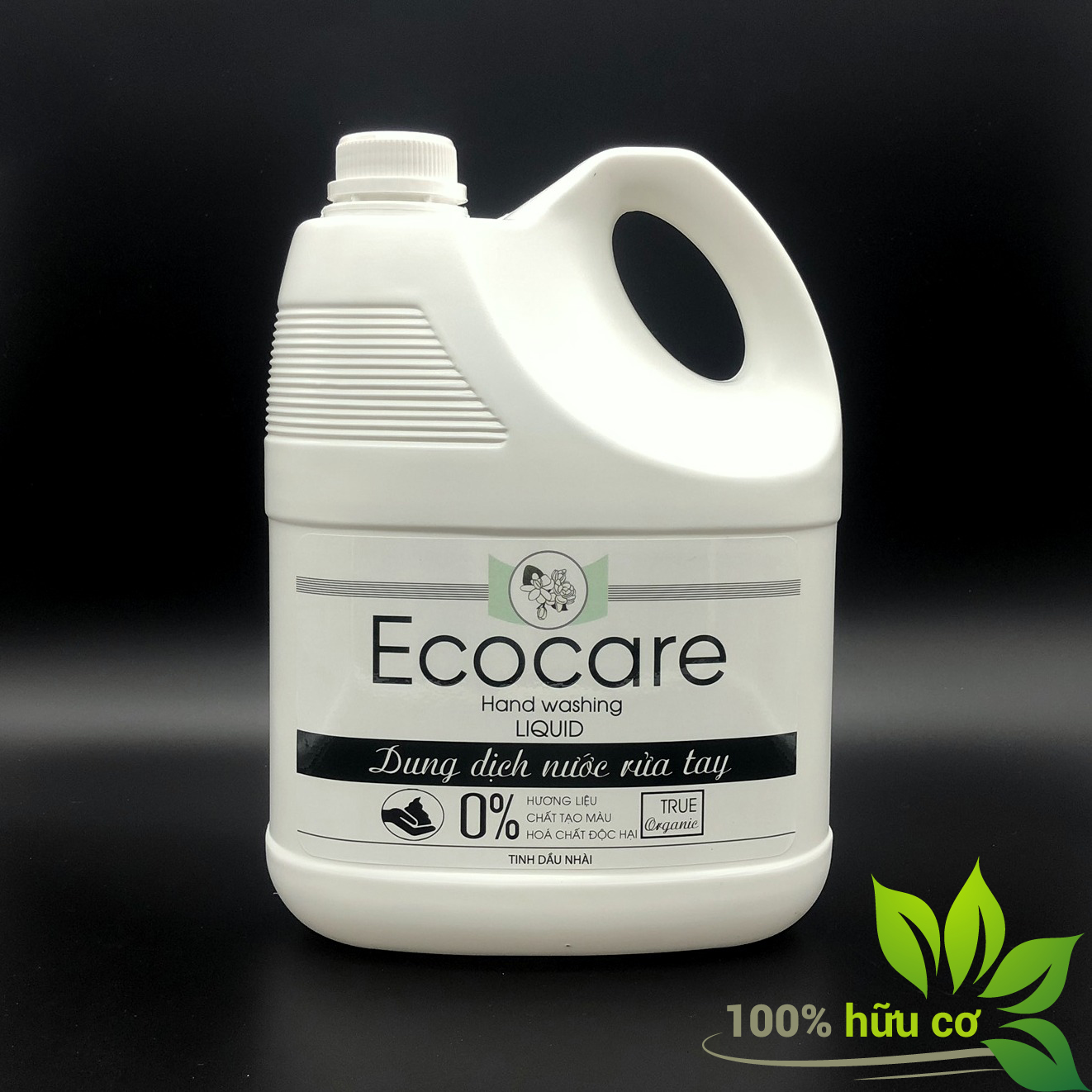 Nước rửa tay hữu cơ diệt khuẩn dạng bọt hương Nhài 4000ml thương hiệu Ecocare ( tặng kèm vỏ tạo bọt)