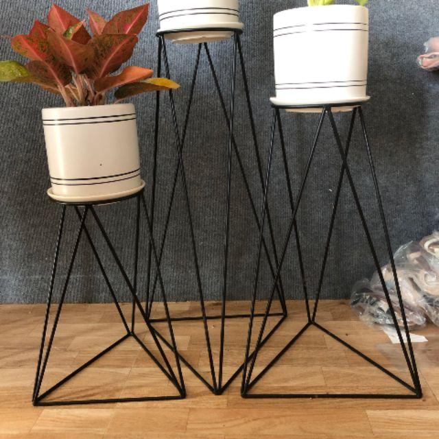 Set gồm 3 kệ cây cảnh ĐỘ HOÀN THIỆN CAO SƠN TĨNH ĐIỆN làm đẹp cho ngôi nhà và góc xanh nhà bạn