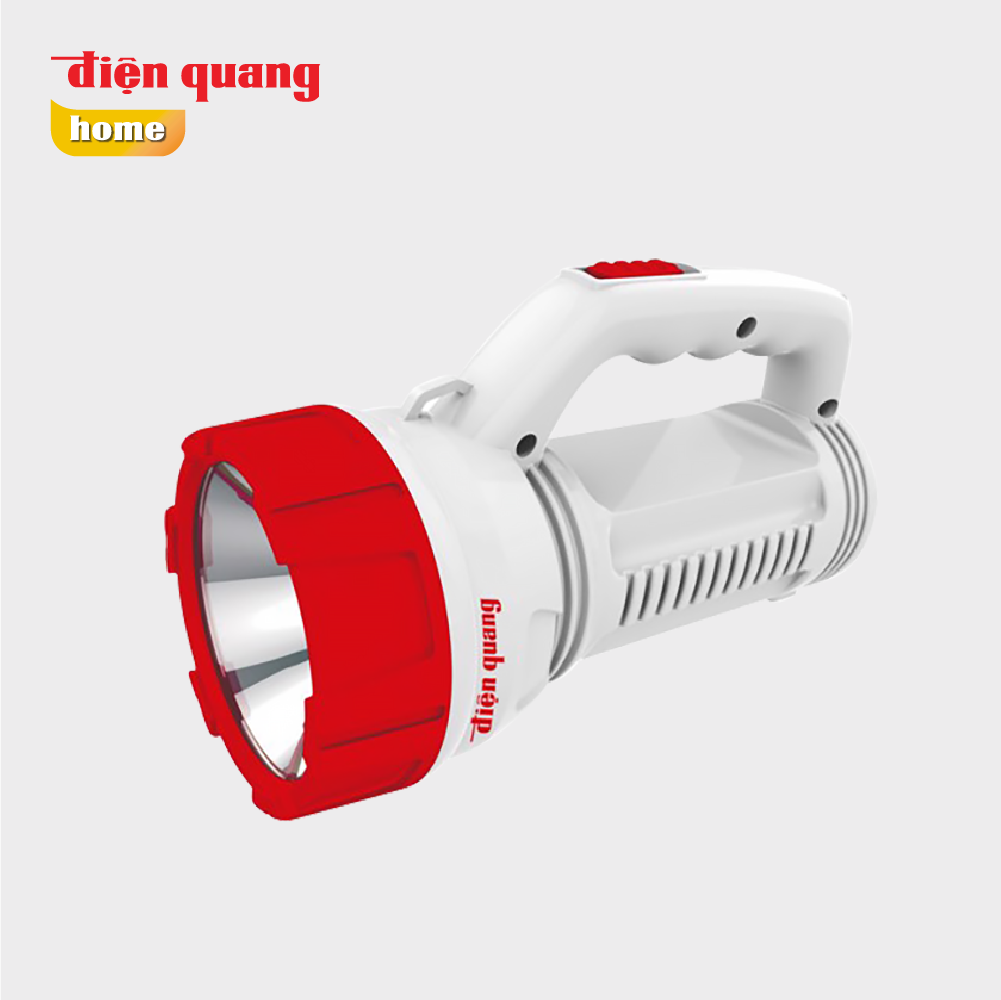 Đèn Pin LED Điện Quang màu trắng đỏ ĐQ PFL08 R ( Pin Sạc )