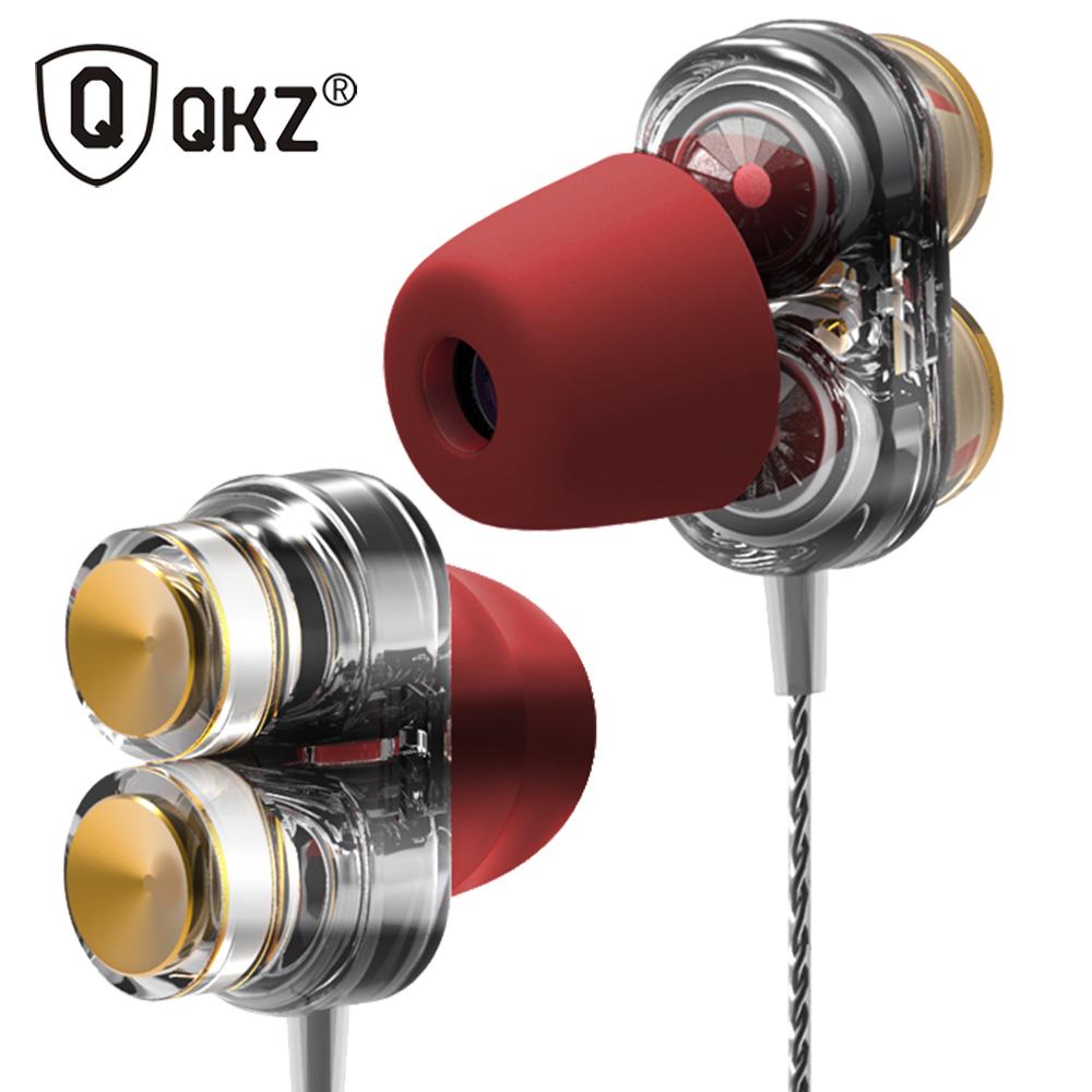 Tai nghe có dây QKZ KD7 3,5 mm Di chuyển kép Âm thanh nổi Bass nặng