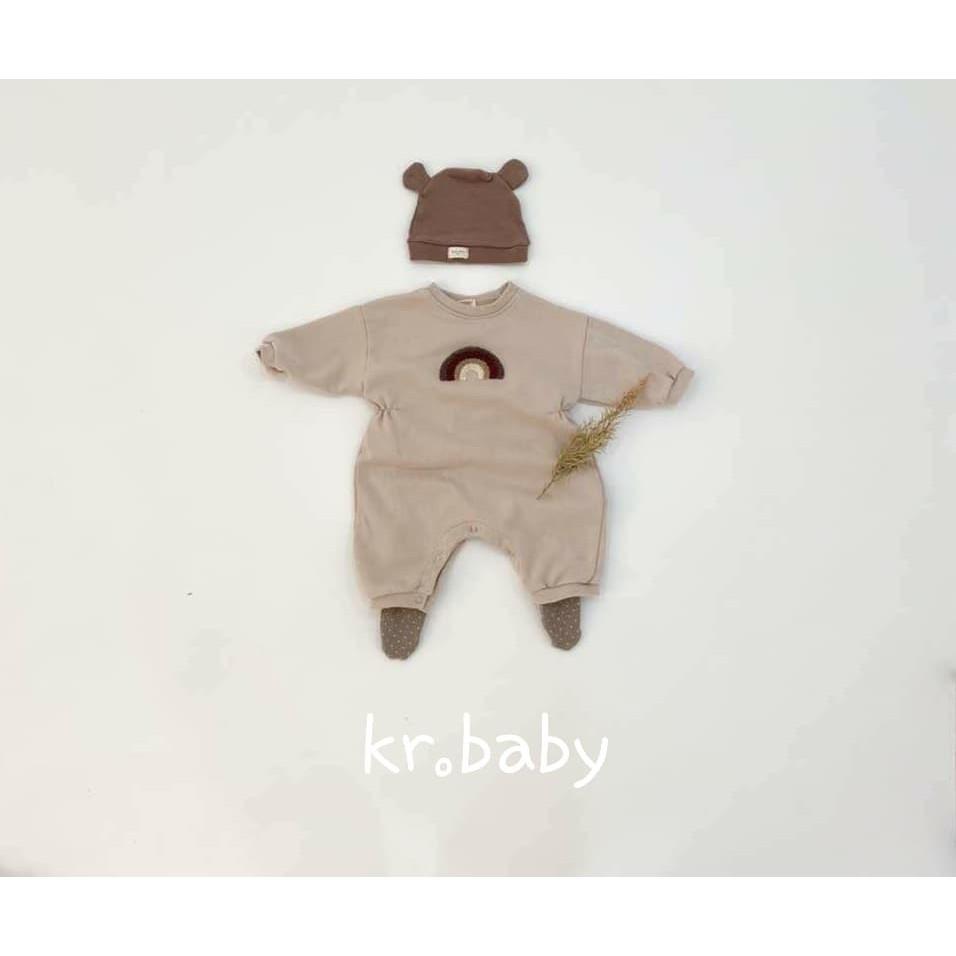 BỘ JUMPSUIT NỈ DA CÁ CẦU VỒNG MADE IN KOREA
