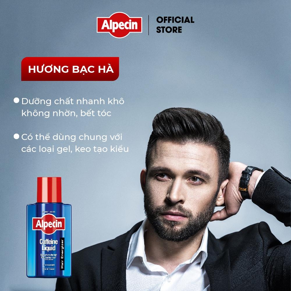 Serum dưỡng tóc Caffeine Alpecin Liquid 75ml, ngăn rụng và kích thích tóc mọc cho nam