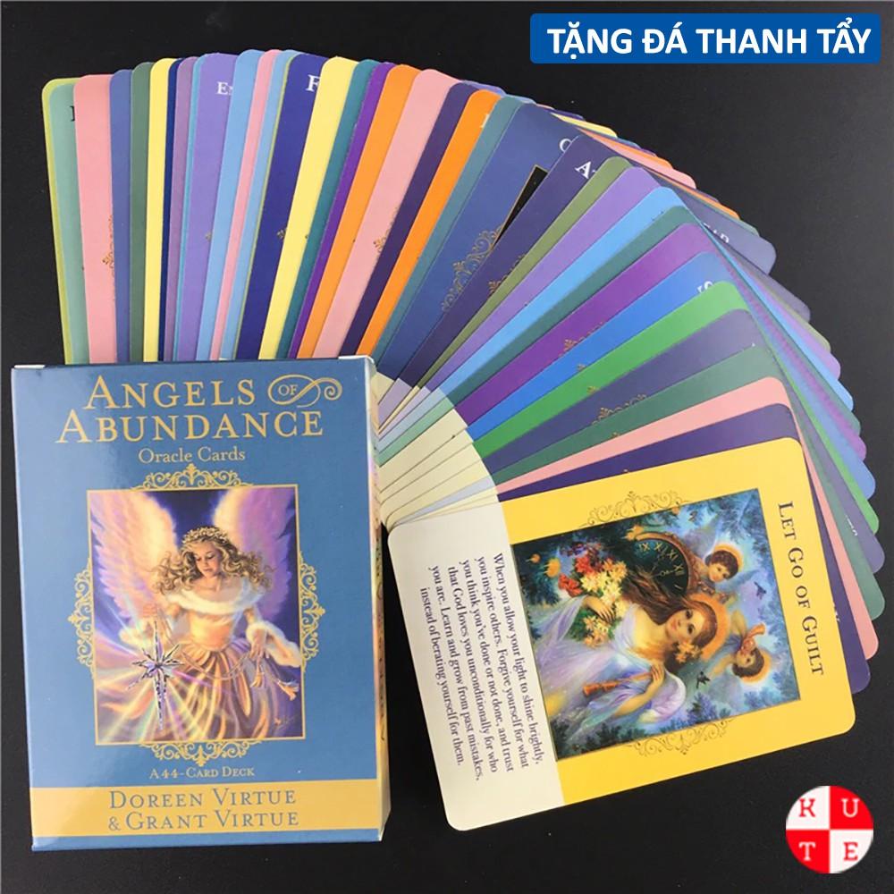 Bài Oracle Angels Of Abundance 44 Lá Bài Tặng File Tiếng Anh Và Đá Thanh Tẩy