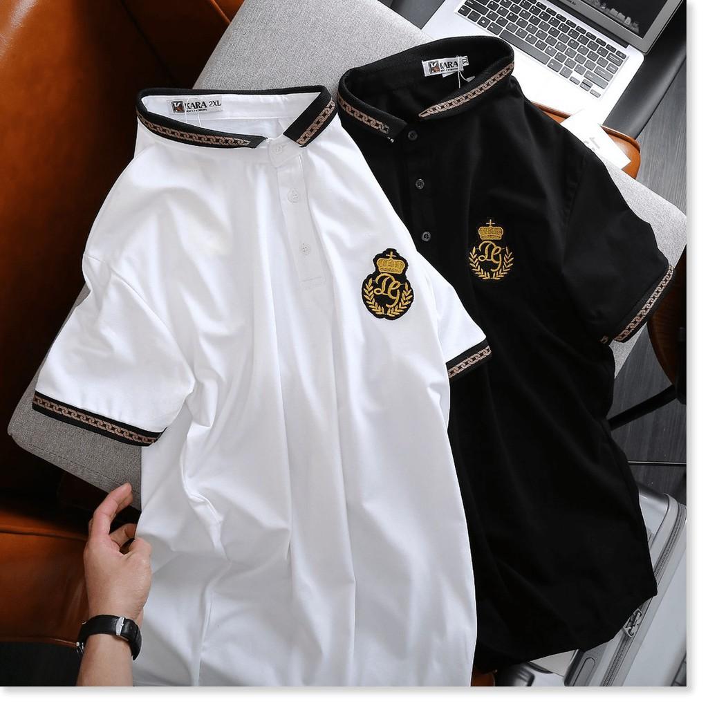 ÁO THUN CỔ TRỤ NAM NỮ,MÀU SẮC SANG TRỌNG,THIẾT KẾ HỌA TIẾT SIÊU NGẦU LANA FASHION