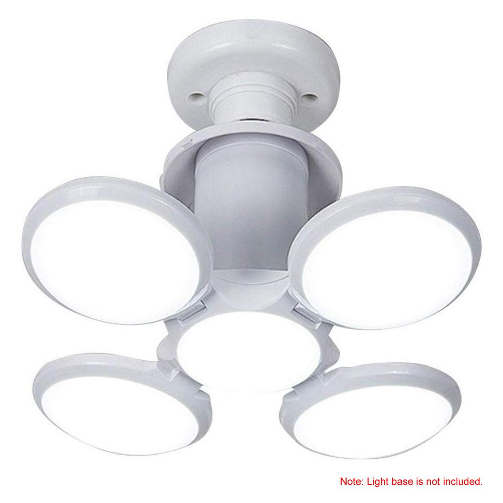 LED Garage Lights Deformable 40W LED Basement Lights E26/E27 LED Light Bulb Ceiling Lighting Daylight Lamps with 4