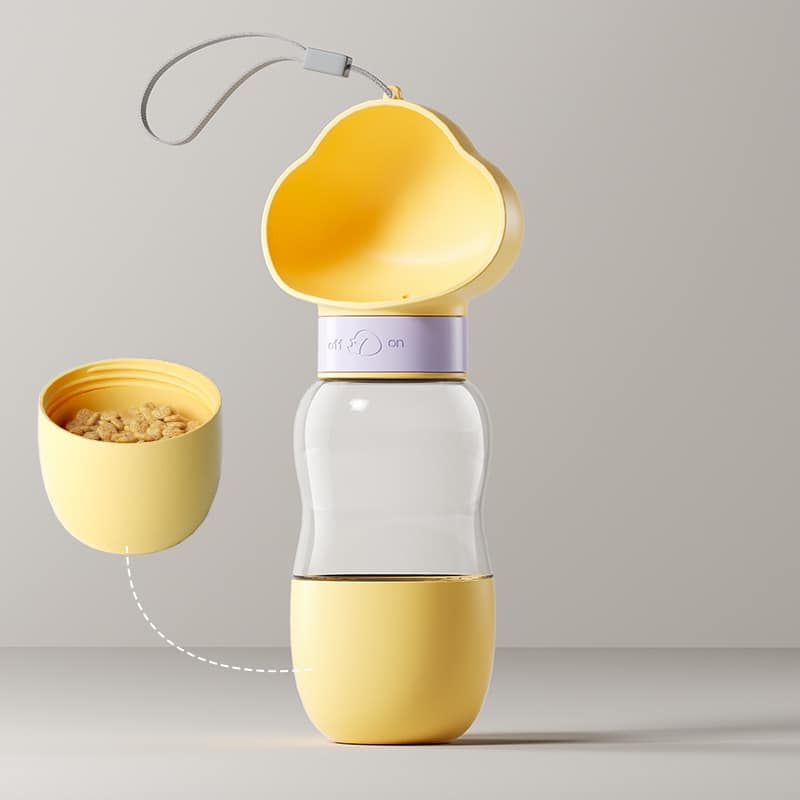 Bình nước du lịch cao cấp cho chó mèo  - 350ml