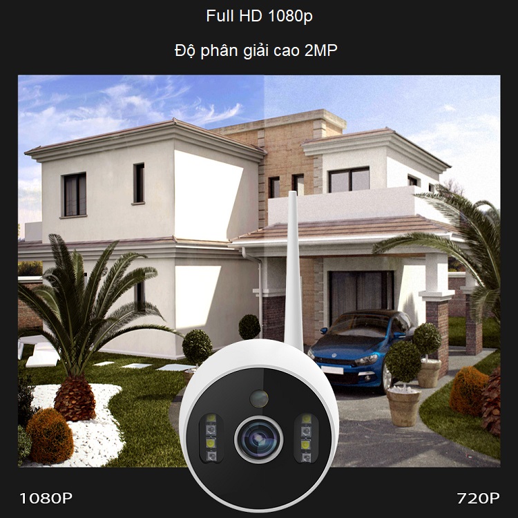Camera wifi Smarsecur TY-1080P-V7 - Hàng nhập khẩu