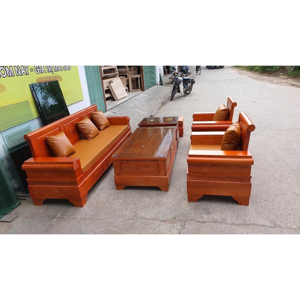 bộ bàn ghế gỗ sồi nga- Đồ Gỗ Bình Long 0388639288