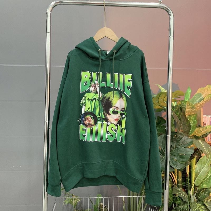 Áo hoodie unisex xanh trendy 2022