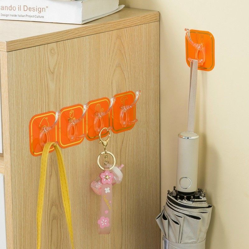 Set 6 Móc Dán Tường Siêu Dính Nhiều Màu - Điện Lạnh Thuận Dung