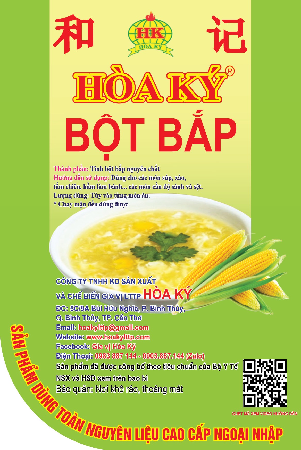 Bột Bắp Hoà Ký