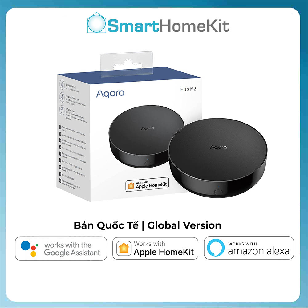 Aqara Hub M2 Smart Zigbee 3.0 và Bluetooth Hồng ngoại - Bản Quốc Tế - Hàng Chính Hãng