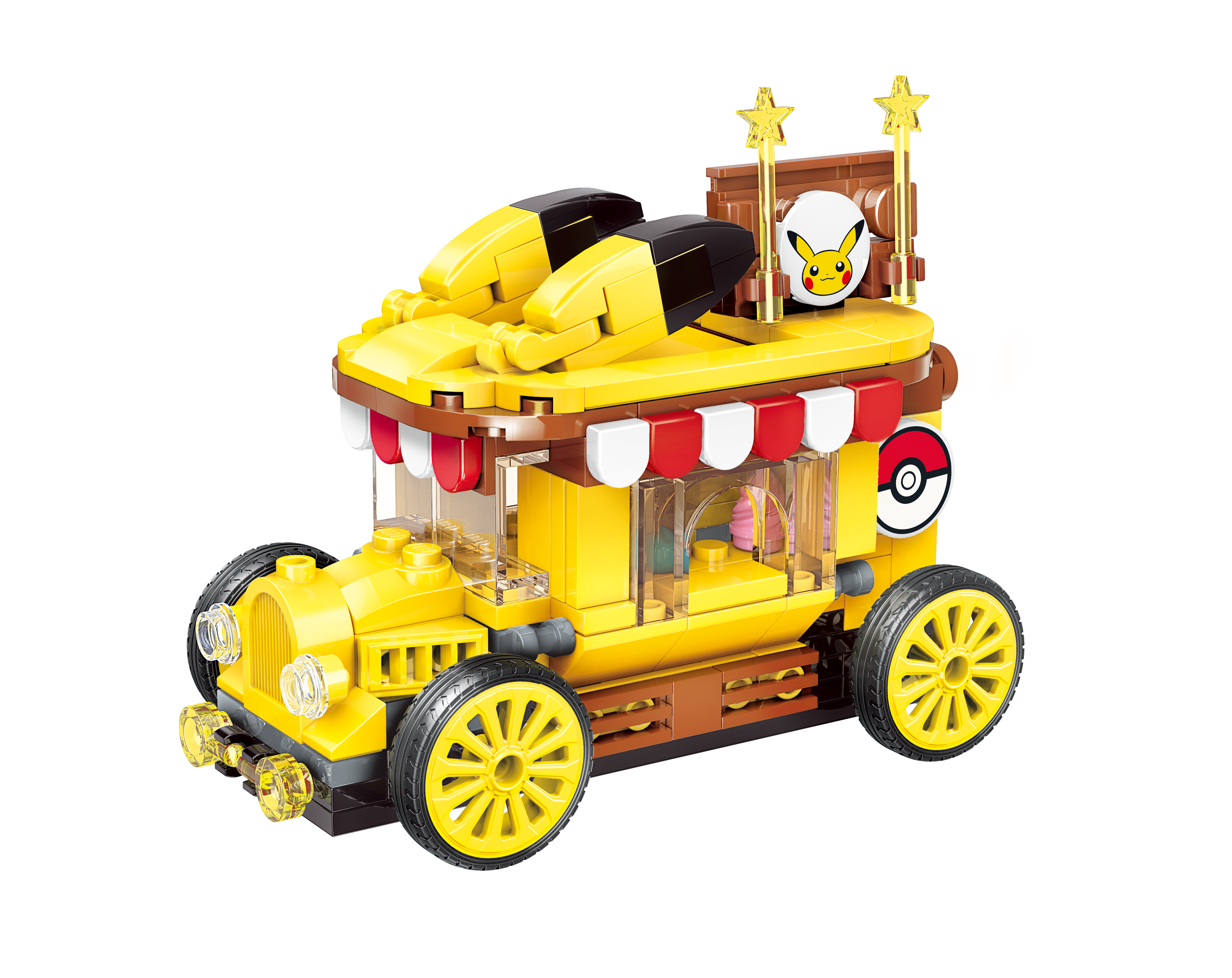 Đồ Chơi Xếp Hình Xe Pikachu KEEPPLEY K20213 QMAN