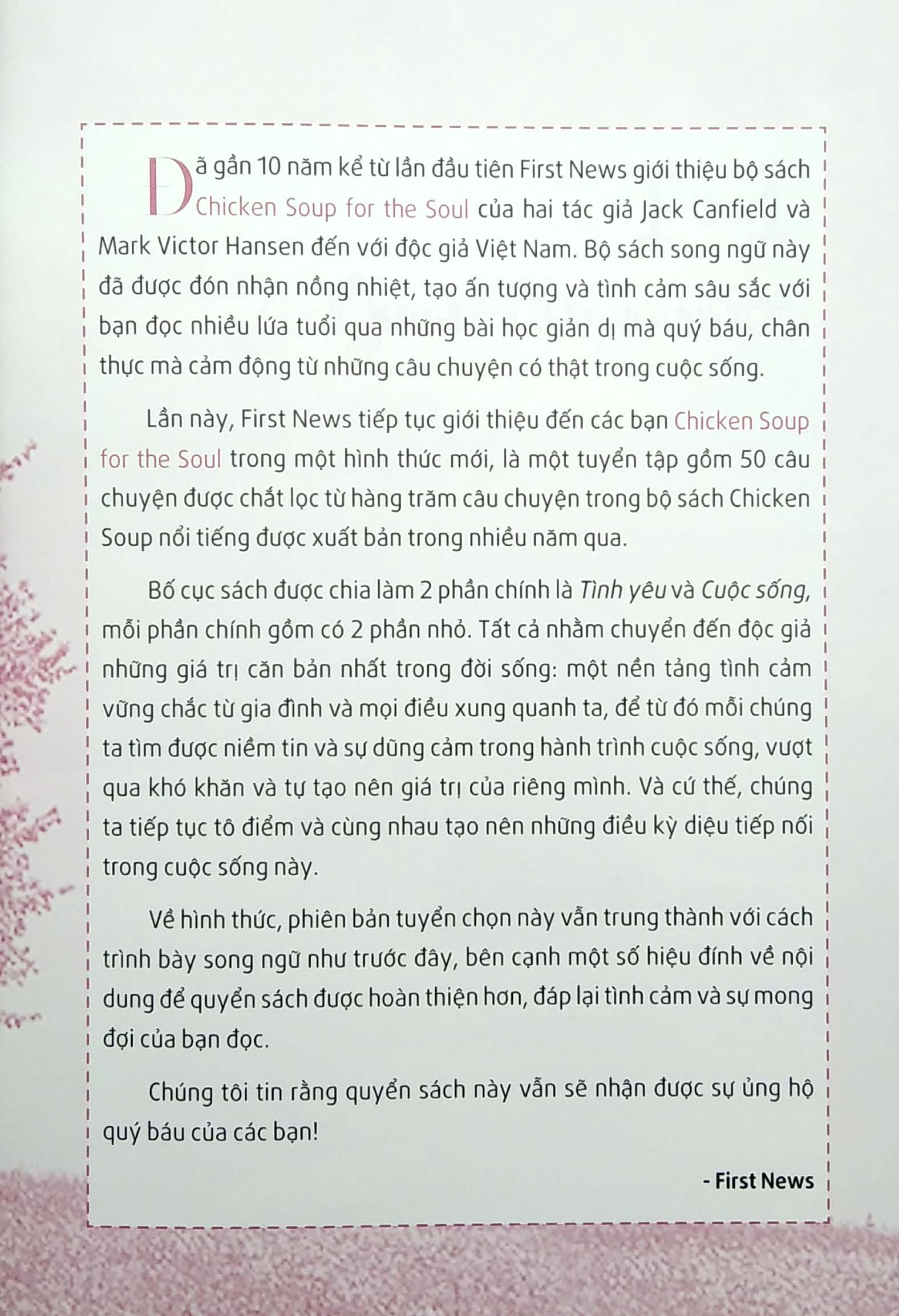 The Best Of Chicken Soup For The Soul - Tuyển Tập Những Câu Chuyện Hay Nhất