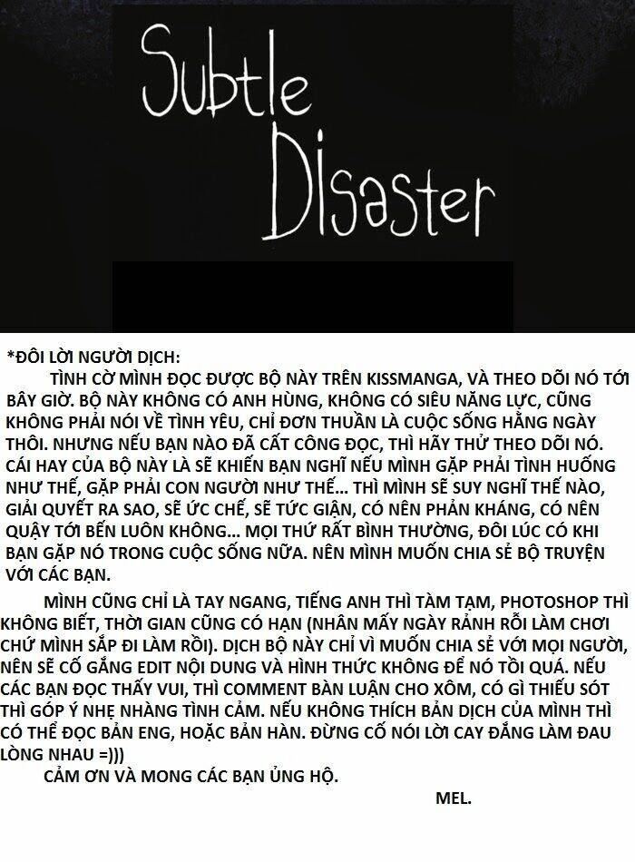 subtle disaster chapter 1 27