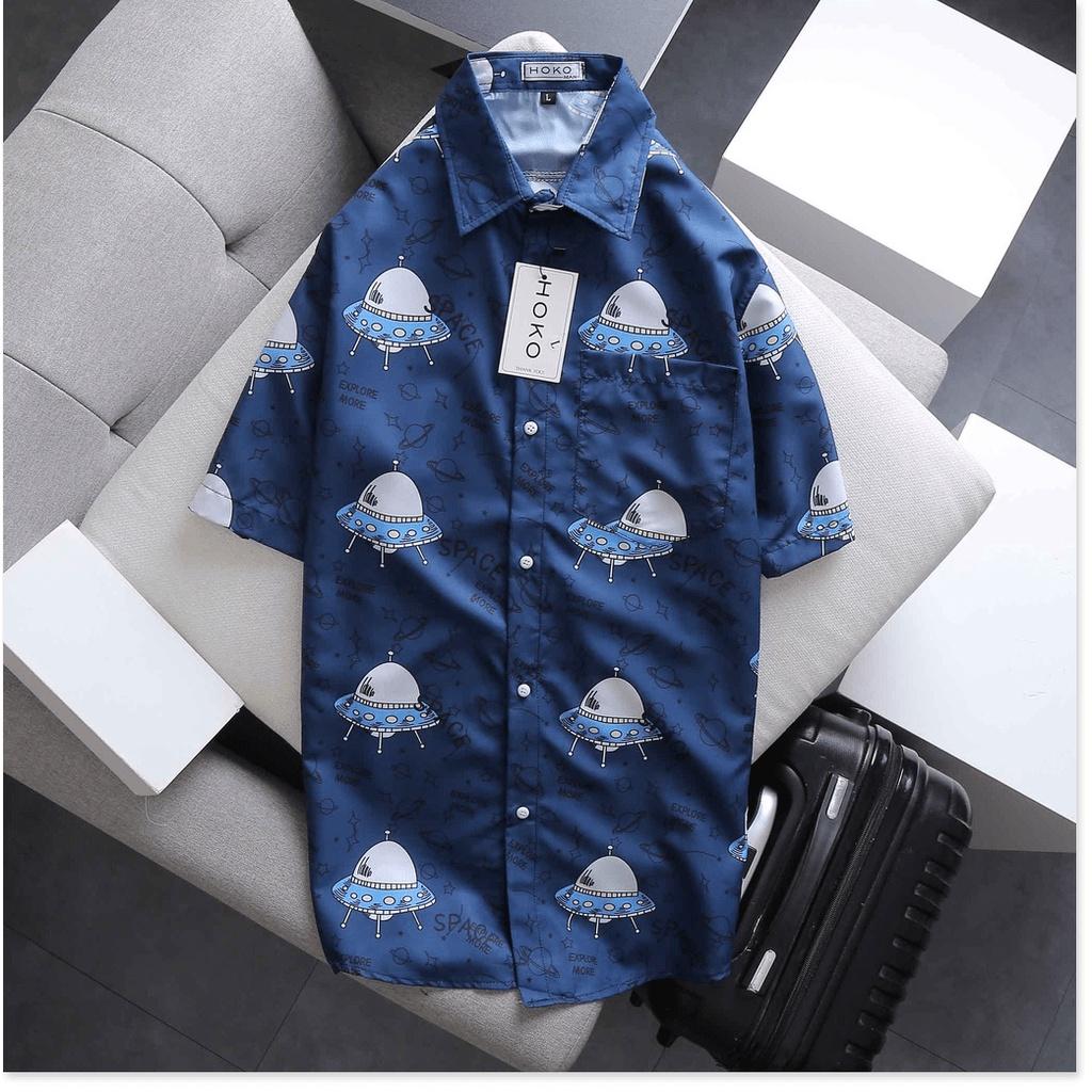SIÊU PHẨM ÁO SƠ MI NGẮN TAY NAM CỰC CHẤT HOẠ TIẾT ĐỘC LẠ SIÊU HOT HÈ 2021 KME FASHION