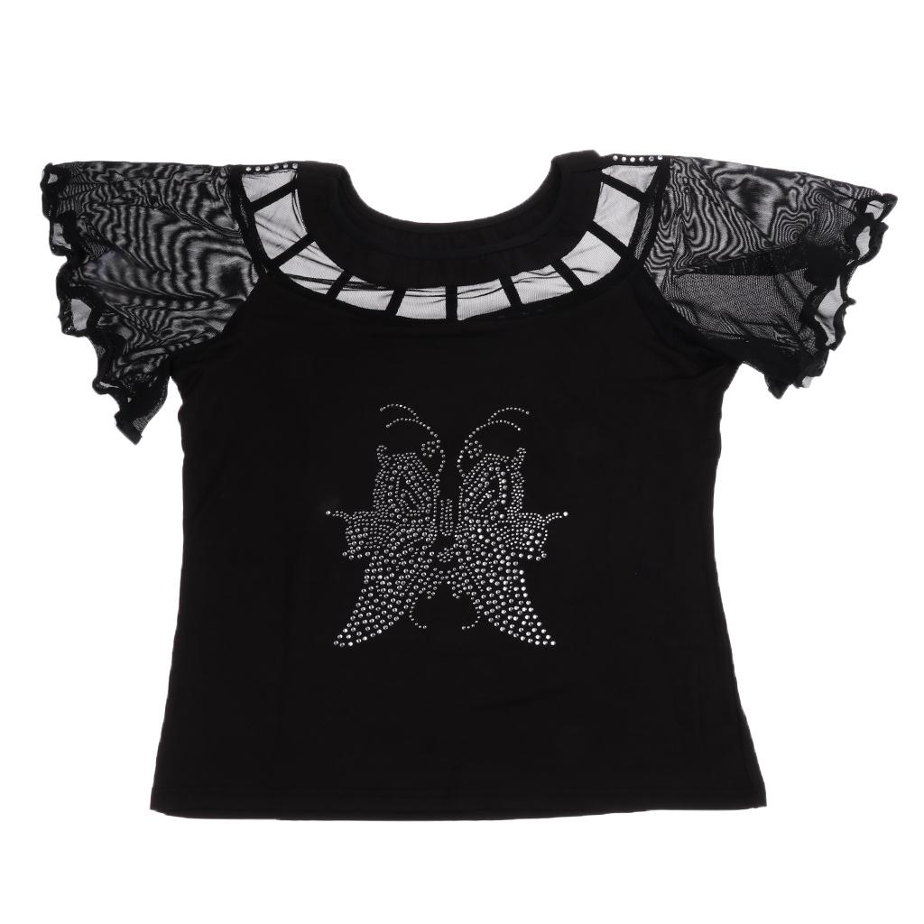 Ballroom Dancing Modern Dance Square Dance Practice Outfit Black XL