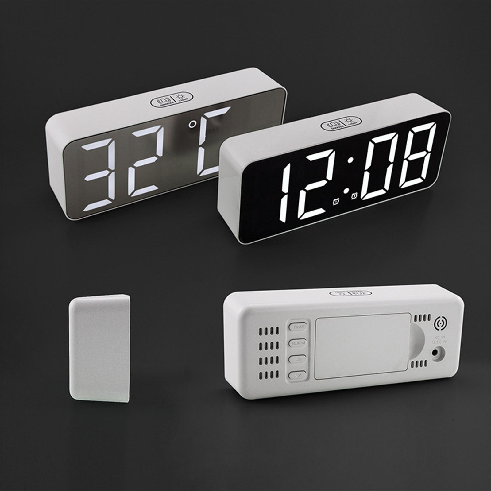 Desktop Clock LED Digital Clock Large Screen Display