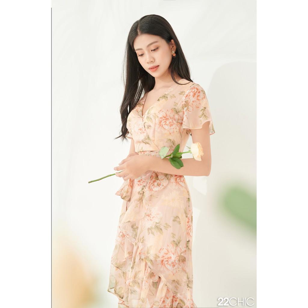 Váy thiết kế nhún bèo ROSIE DRESS - 22CHIC