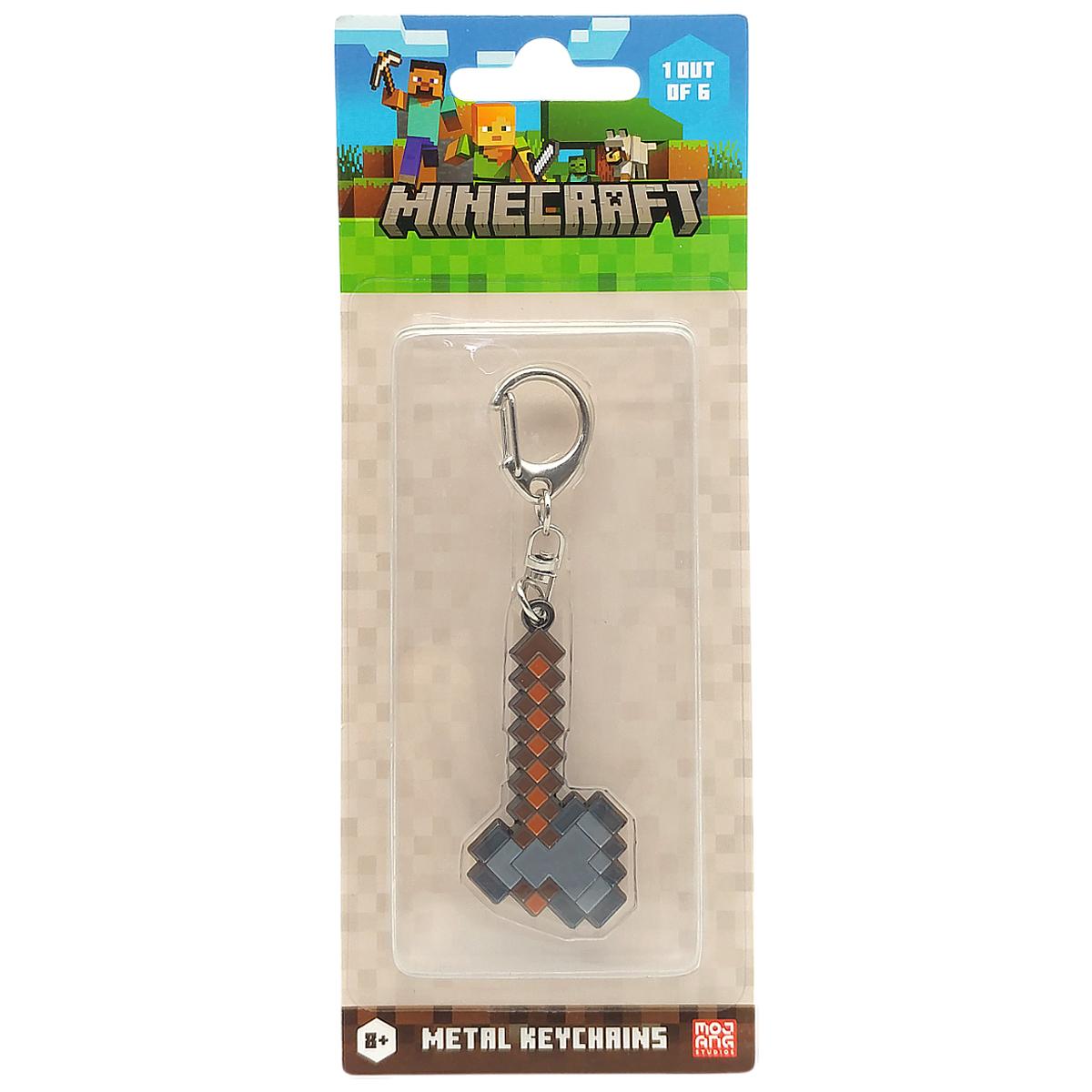 Móc Khóa Minecraft Bằng Kim Loại Mẫu 6 - Mojang Studios AXE/MC6010