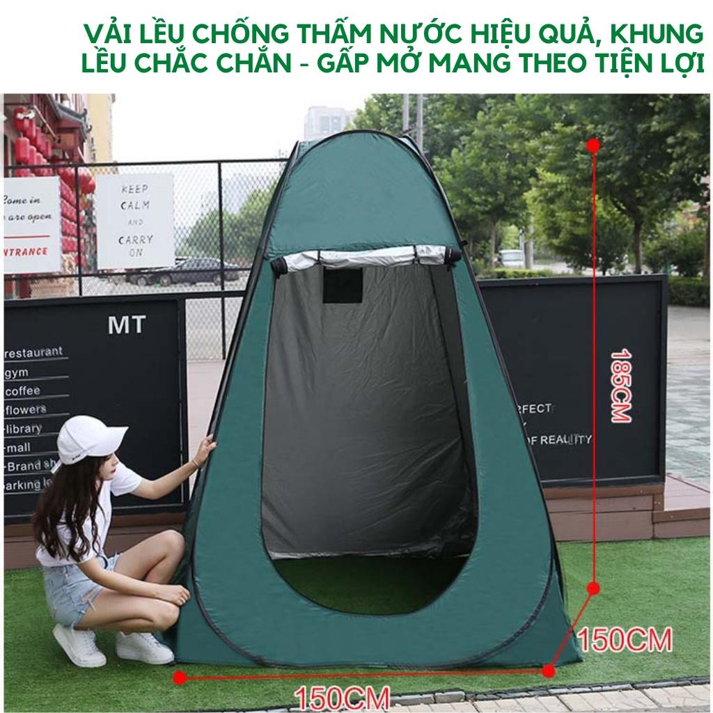 Lều thay đồ ngoài trời vệ sinh dã ngoại gọn nhẹ tiện dụng, gấp gọn đồ chụp ảnh ngoại cảnh tự bung.