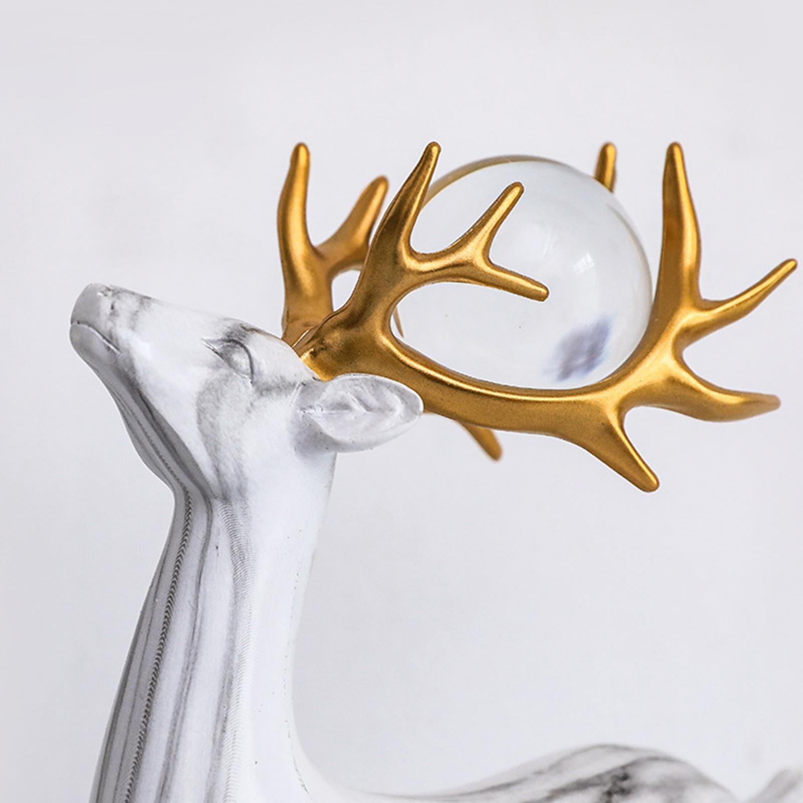Statue Resin Figurine Sculpture for Bookcase Tabletop Decoration Gift