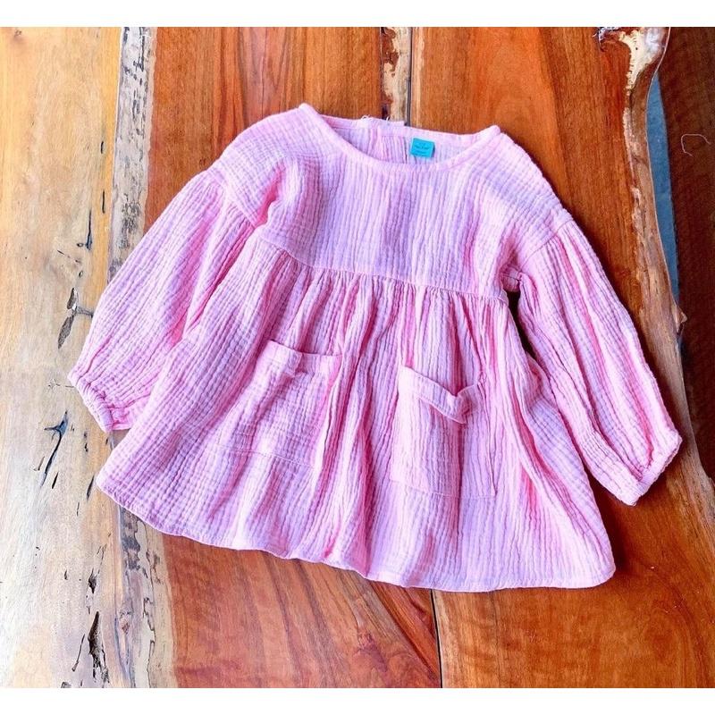 Váy Thiết Kế Mùa Thu Phong Cách Hàn Quốc OP Kids