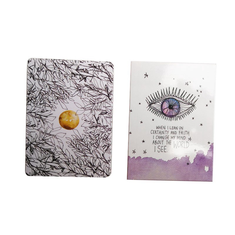 Combo Bộ Bài Tarot Bói Toán Universe Mysterious Oracle Cards Tarot-Universe has your back Cao Cấp và Túi Nhung Đựng Tarot